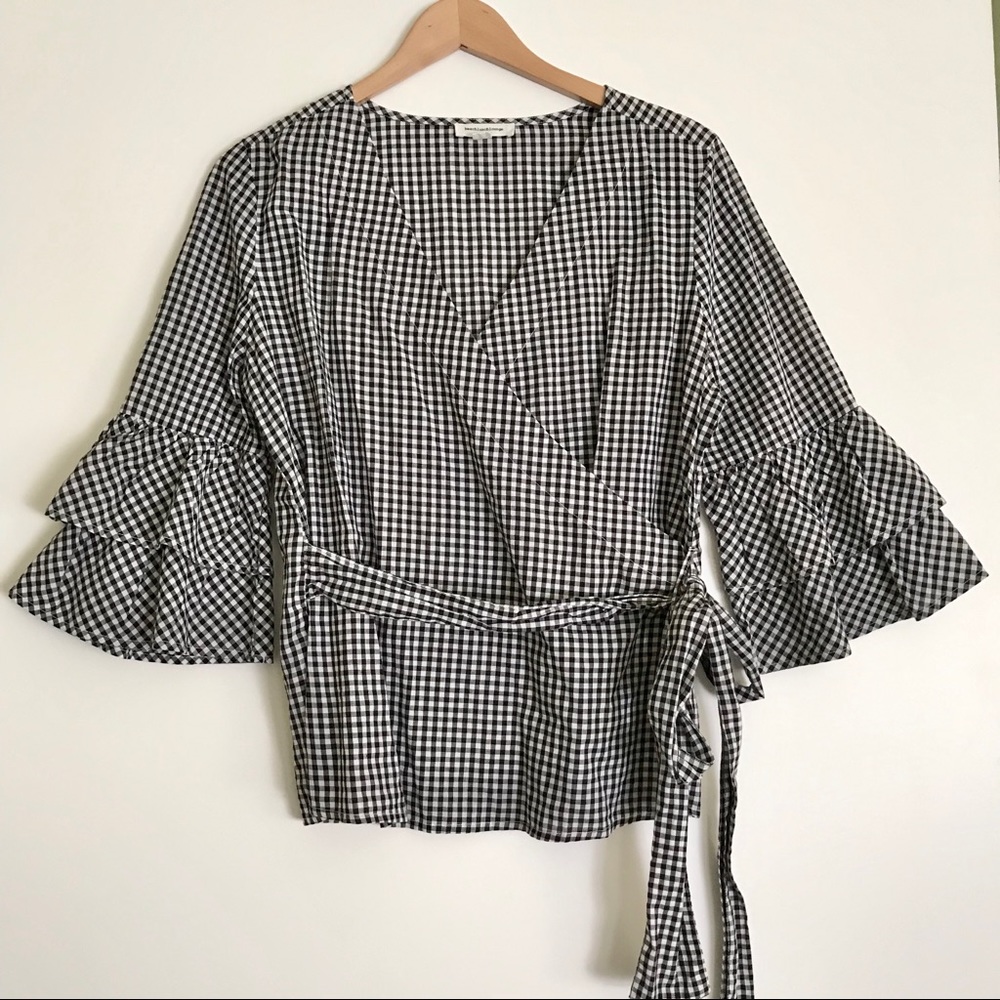 beachlunchlounge gingham blouse